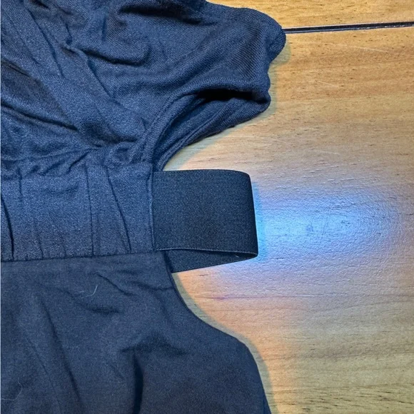 Urban Outfitters Black Asymmetrical Bodysuit - Picture 2 of 10